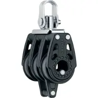 Harken Carbo-blokk 29 mm trippel, swivel, hunsvot