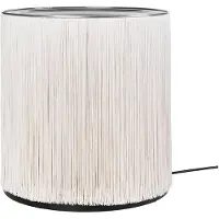 Gubi bordlampe modell 597, aluminium, kremfarget, høyde 45 cm