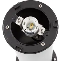 LCD Pulverlakkert veilampe Mason, svart