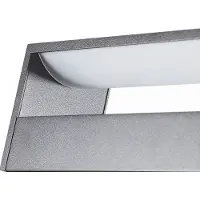 Bega Studio Line vegglampe bred svart/alu 50 cm