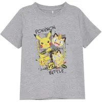 Minymo T-shirt SS Grey Melange (122 / 7 år)