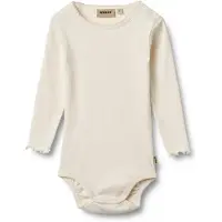 Wheat Body I/e - Rib - Regitze - Ivory - - 68 - Langermet Body