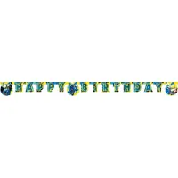 Decorata Party Happy Bursdag Banner - Batman Skurkraseri - - OneSize - Flaggbanner