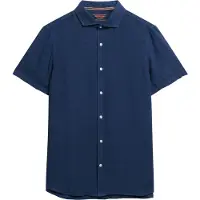 Superdry Vacation Linen Kortarmet Skjorte