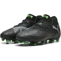 Puma FUTURE 8 ULTIMATE FG Football Boots Unisex, Shoes, Black/Cool Light Gray/Green, 40.5