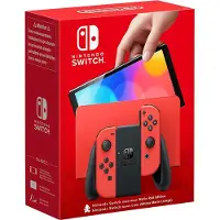 Nintendo Switch OLED - Mario Red Edition - Spillkonsoll - Full HD - Mario Red