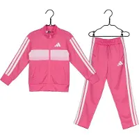Adidas Treningssett - LK 3S TIB TS - Pnkfus/White/Cl - - 4 år (104) - Treningssett