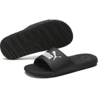 Puma Cool Cat 2.0 Sandals Youth, Shoes, Black/White, 35.5