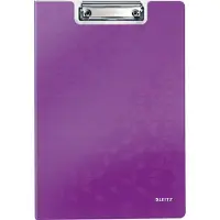 Leitz WOW - Notatbrettmappe - for A4 (210 x 297 mm) - kapasitet: 75 ark - metallisk purpur