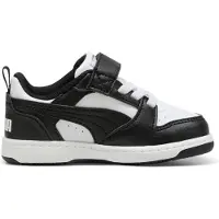 Puma Rebound V6 Low Sneakers Toddlers, Shoes, White/Black, 22
