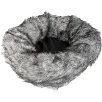 Duvo+ DUVO + DUVO + GRAY PUFFER PILLOW 55x30x17cm