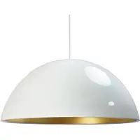 ROYALTECH Lipeo hengelampe, hvit/gull, Ø 40 cm, metall, E27
