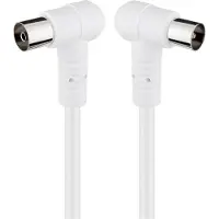 Goobay 67356, 5 m, IEC, IEC, Hvit