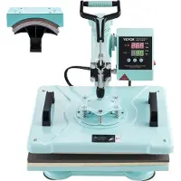 Vevor Heat Press Machine 12x15 i 2 i 1 Heat Transfer Machine for T-Shirts Hats
