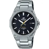 Casio Edifice EFR-S108D-1AVUEF klokke 10 ATM safirglass svart/sølv