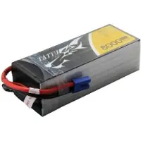 Gens ace TAA80006S25E5 LiPo-batteri 8000 mAh 22,2 V 25C 6S1P, EC5