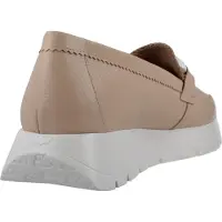 Wonders for woman. A-2480_5078_6610 Leather Moccasins Aura nude (37), 1 to 3 cm, None, Casual