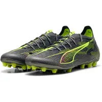 Puma ULTRA 5 ULTIMATE MG Football Boots Unisex, Sport, Matte Aged Silver/Yellow Alert/Sun Struck, 43