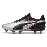 Puma KING ULTIMATE MxSG Football Boots Unisex, Shoes, Silver/Black/Sun Struck, 41