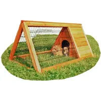 Sunnypet - Wooden Cage outdoor Triangular 116x63x53 cm