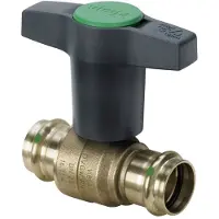 Viega Easytop kuglehane 42mm m/m - Easytop, Model 2275, siliciumbronze