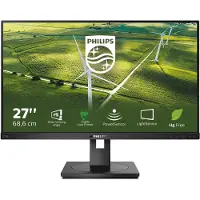 Philips B Line 272B1G - LED-skjerm - 27 - 1920 x 1080 Full HD (1080p) @ 75 Hz - IPS - 250 cd/m² - 1000:1 - 4 ms - HDMI, DVI-D, VGA, DisplayPort - høyttalere - svart tekstur