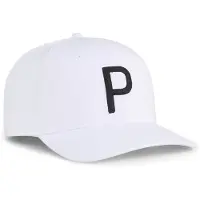 Puma Heritage P Tech Golf Cap Men, Accessories, White Glow/Black, Adult
