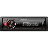 Pioneer MVH-130DABAN, Sort, Rød, 1 DIN, 200 W, 4.0 kanaler, 50 W, 4 O