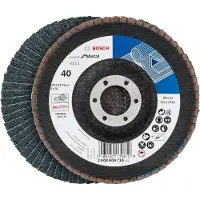 Bosch Accesorios X551 Flappe Slipeskive 125 Mm 40 Stykker