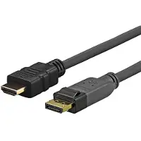 VivoLink Pro - HDMI-kabel - DisplayPort hann til HDMI hann - 7.5 m - låst