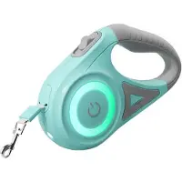 Rojeco Automatisk hundebånd LED 5 m (grønn)