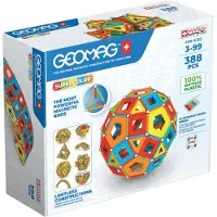 Geomag Magnetsett - Supercolor Panels Masterbox - 388 Deler - - OneSize - Magnetisk leketøy