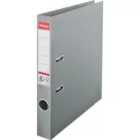 Esselte No.1 - Hevarmbuefil - bokryggbredde: 50 mm - for A4 (210 x 297 mm) - kapasitet: 350 ark - grå