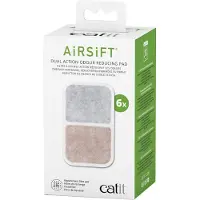 Catit Airsift Dual Action Luktreducerende Filterpute 6 Enheter