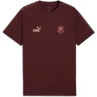 Puma Stade Rennais FC KING Tee Men, Sport, Aubergine/Dark Crimson, XXL