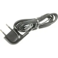 Samsung - Strømkabel - 2-pole vinklet til type F vinklet - 250 V - 2.5 A - 1.5 m - Europa