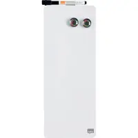 Nobo Quartet whiteboard - 140 x 360 mm - white