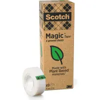 Scotch Magic A greener choice - Kontortape - 19 mm x 33 m - naturfiber (en pakke 9)
