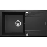 Deante Zqj_g113 Granittvask Med 1 Kum Og Avrenningsfelt