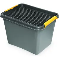 Orplast oppbevaringsboks Solidstore box - 19 l - grå