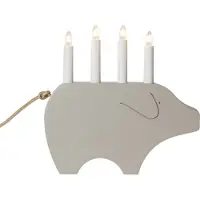 Star Trading Lysestake Gry høyde 28 cm