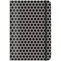 Adlibris Notatbok A5 Heksagon Linjert 192 sider Cedon