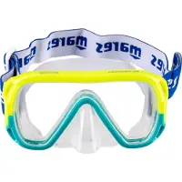 Mares Dykkermaske - Junior - Keewee - Gul/Aqua - - 8-14 år (128-164) - Dykkermasker