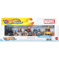 Hot Wheels Forundring Seksjon Av Fem Metallbiler Med Figurer Som Piloter