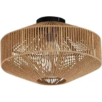 LINDBY Sorino taklampe, papir, jern, Ø 40 cm