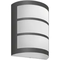 Philips LED-vegglampe utendørs Python UE, antrasitt