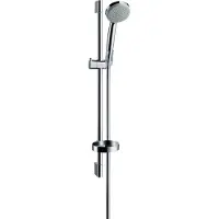 Hansgrohe croma 100 mono hand shower unica'c wall bar 0.65 m