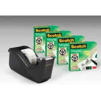 Scotch Table Dispenser C60 +4 pcs. 19mmx33m black