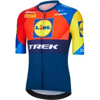 Santini Replica Lidl-trek 2025 Kort Ermet Trøye