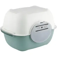 MyPet Rotho kattetoalett Bella - misteltein-grønn / hvit